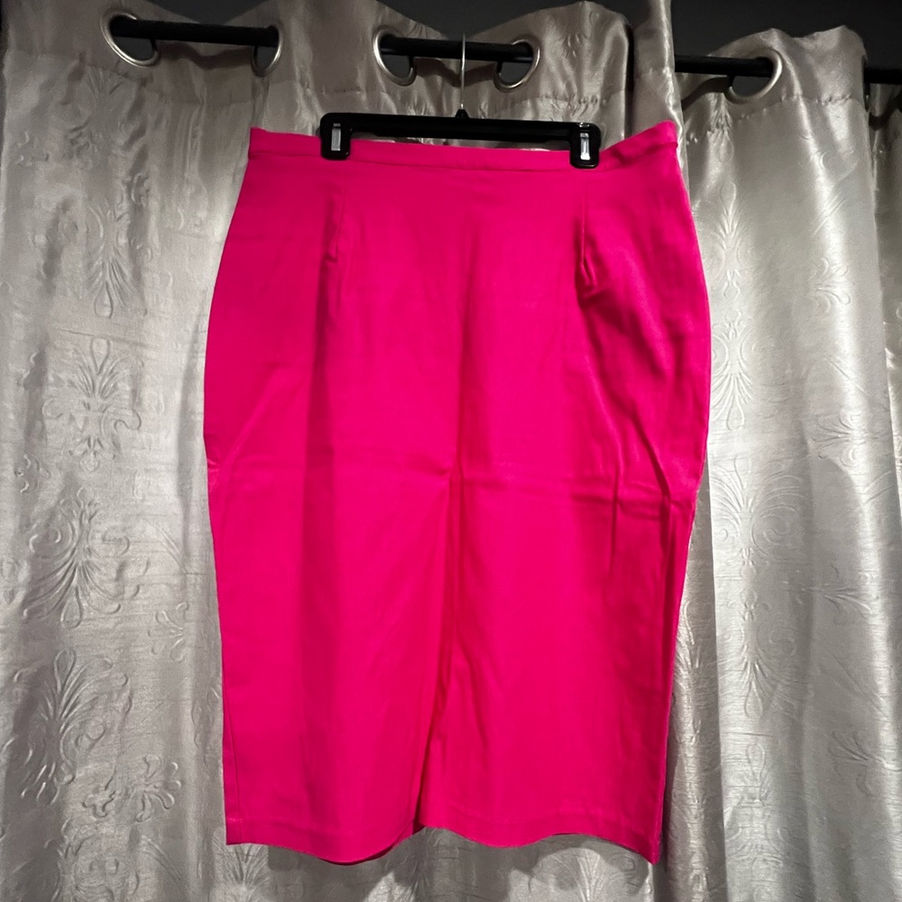 EUC Pink Dixiefried Pencil skirt 2X